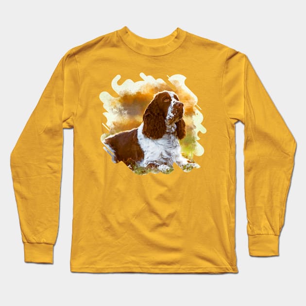 English Cocker Spaniel Long Sleeve T-Shirt by Nartissima